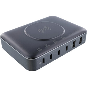 InLine® Qi powerstation multiport, power supply, wireless charging