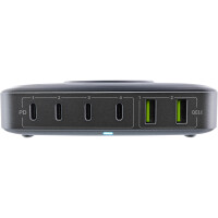 InLine® Qi powerstation multiport, power supply, wireless charging