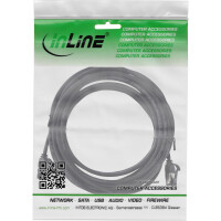 InLine® Patchkabel slim, U/FTP, Cat.8.1, TPE halogenfrei, schwarz, 10m