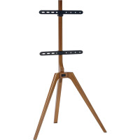 InLine® woodstand TV-Standfuß, Dreibein, für LED-TV 45"-65" (114-165cm)