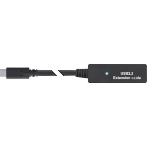 InLine® USB 3.2 Gen.1 Aktiv-Verlängerung, USB-C Stecker an USB-A Buchse, 5m