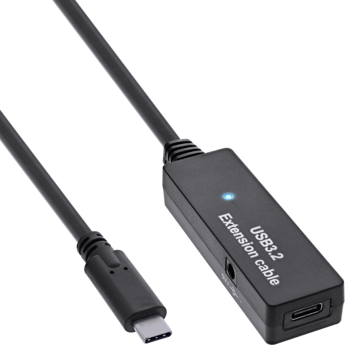 InLine® USB 3.2 Gen.1 Aktiv-Verlängerung, USB-C...