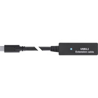 InLine® USB 3.2 Gen.1 active extension, USB-C male to USB-C female, 5m