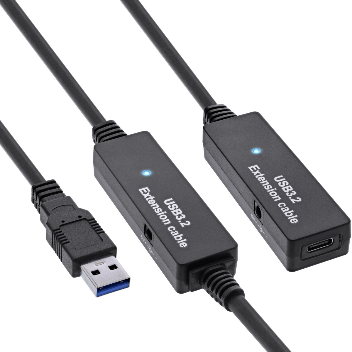 InLine® USB 3.2 Gen.1 Aktiv-Verlängerung, USB-A...