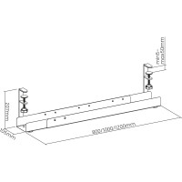 InLine® Universal cable guide rail, 3 levels 80/100/120 cm