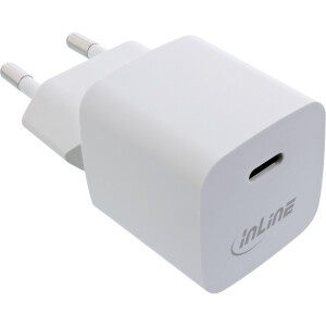 InLine® USB Charger Single USB-C, Power Delivery, PPS, 33W, white