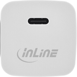 InLine® USB Charger Single USB-C, Power Delivery, PPS, 33W, white