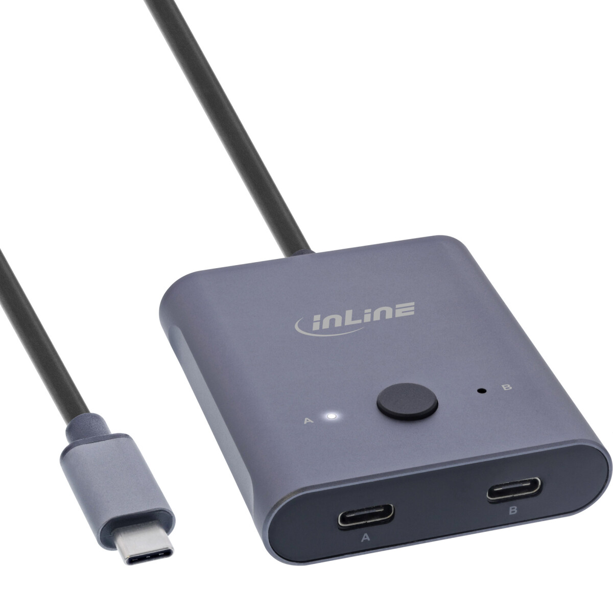 InLine® USB-C Switch, bidirektionaler Umschalter,...