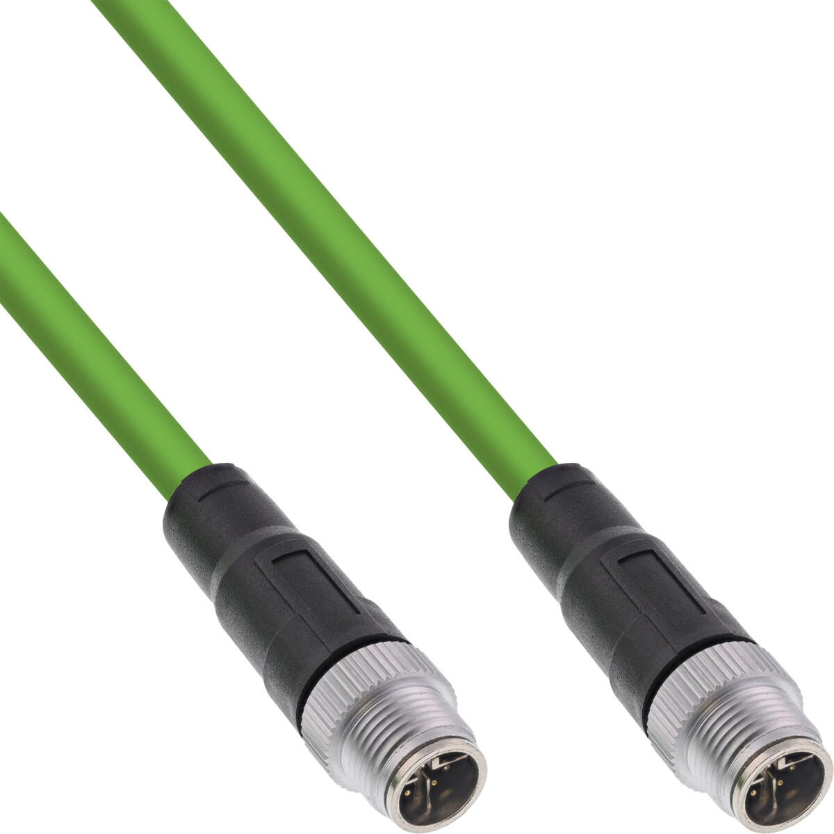 InLine® Industrie Netzwerkkabel, M12 8-pin X-kodiert...