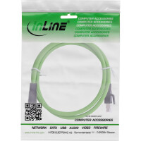 InLine® Industrial network cable, M12 8-pin X-coded to RJ45 plug, Cat.6A PUR 10m