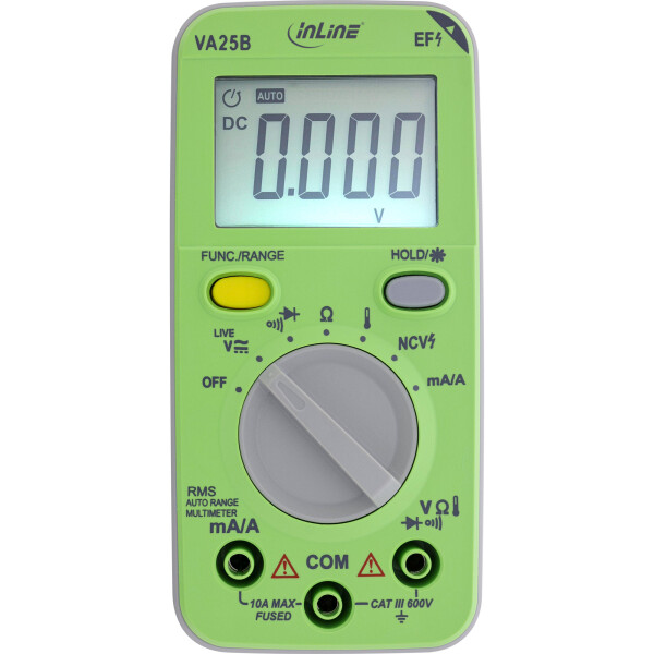 InLine® Multimeter mit Auto-Range, Pocketformat