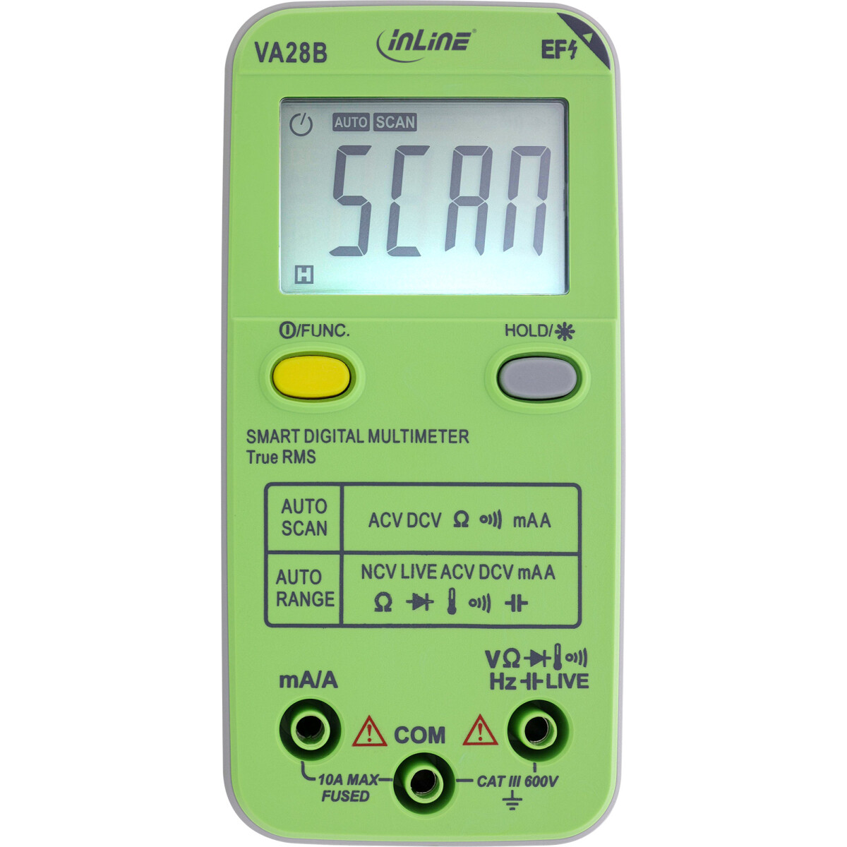 InLine® Multimeter mit Auto-Range und Autoscan,...