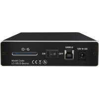 Ext. Enclosure 8,89cm (3,5"), LC-Power LC-35U3-Becrux, USB 3.0, for SATA HDD