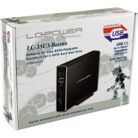 Ext. Enclosure 8,89cm (3,5"), LC-Power LC-35U3-Becrux, USB 3.0, for SATA HDD