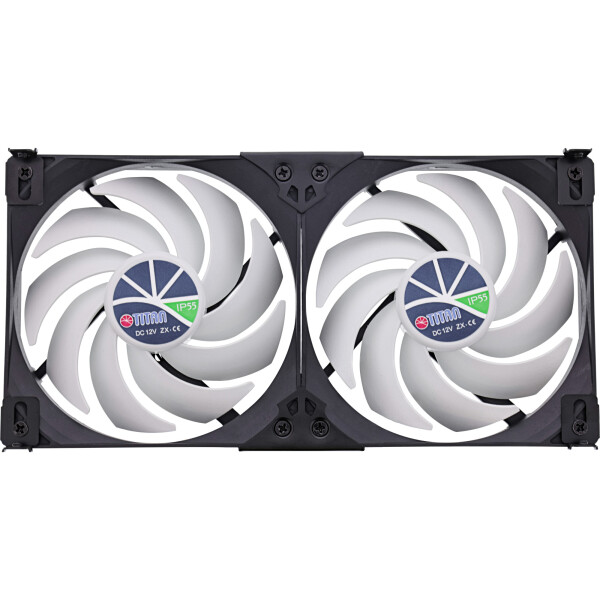 Titan TTC-SC22(B)/V2+ double refrigerator fan 120x25mm IP55 for camping