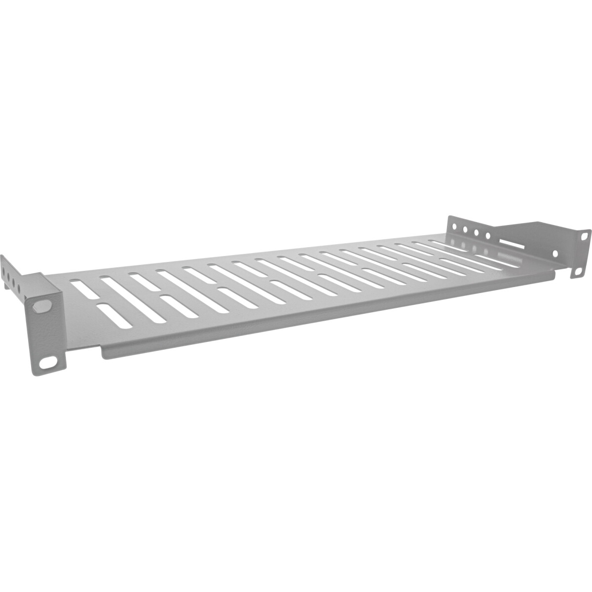 InLine® 19" shelf, 150mm, 10kg, 1U, RAL 7035 grey
