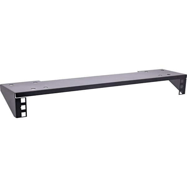 InLine® 19" rack for under-table mounting, 1U, black