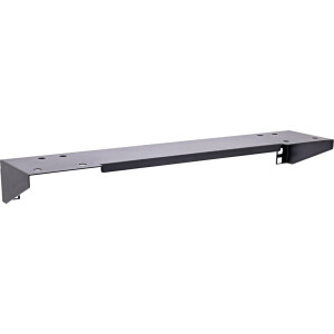 InLine® 19" rack for under-table mounting, 1U, black