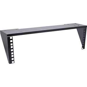 InLine® 19" rack for under-table mounting, 3U, black