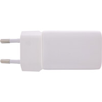 InLine® USB power supply, charger USB-A + USB-C, 33W, PD + QC, white