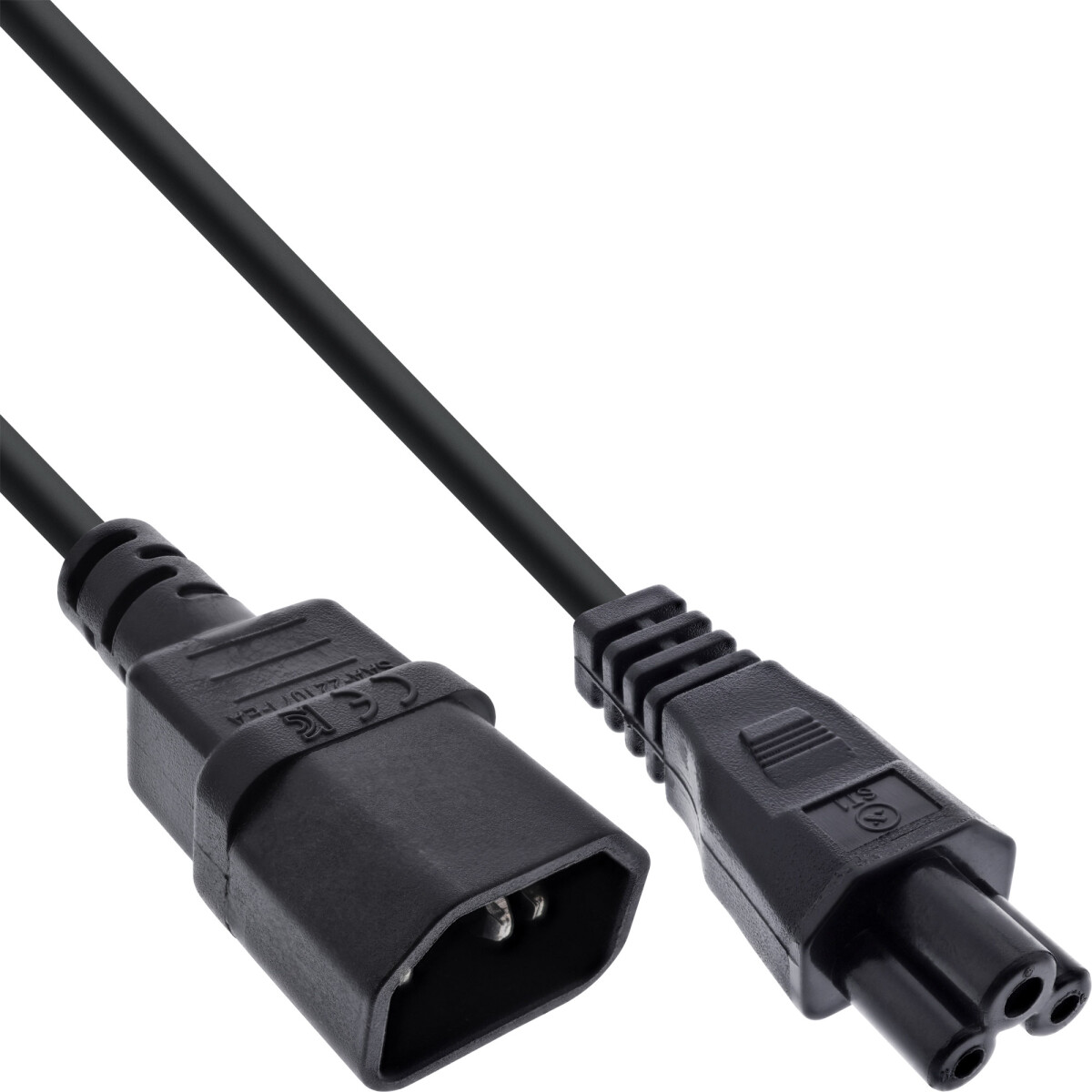 InLine® Power cable, C14 socket to C5 connector,...