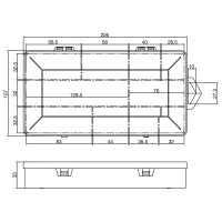 InLine® Small Components Box 10 shelfs 206x107x33mm, transparent