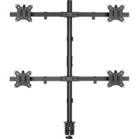 InLine® Tischhalterung, für 4x LCD-/LED-Display bis 81cm (32"), max. 9kg