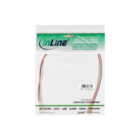 InLine® Lüfterkabel Verlängerung, 3pol Molex Stecker / Buchse, 1m