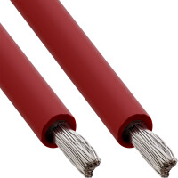 InLine® Solar Installationskabel Meterware H1Z2Z2-K 4mm² rot 25m