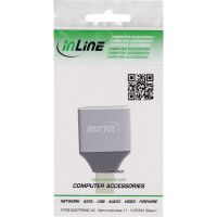 InLine® DisplayPort 1.4 adapter, DP socket / Mini DP plug, 8K UHD