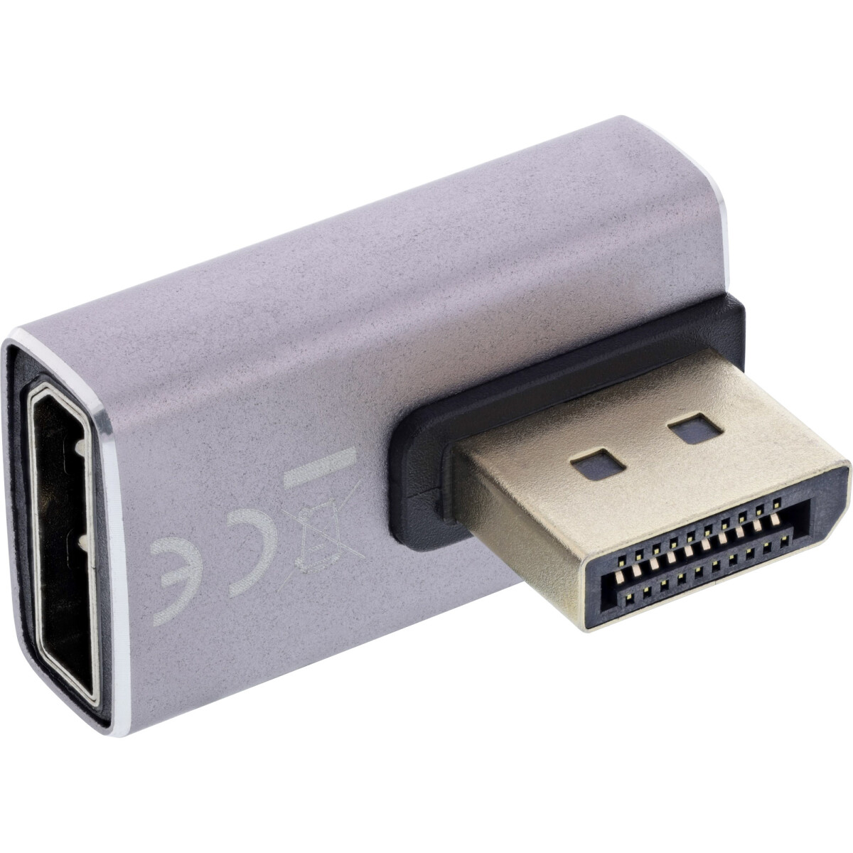 InLine® DisplayPort 1.4 adapter, male / female,...